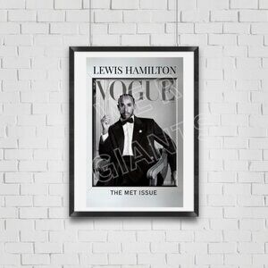Lewis Hamilton The Met Issue 11x17 Art Print